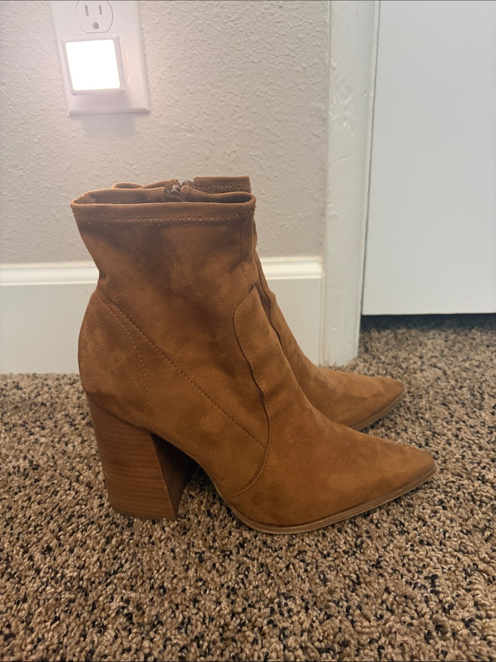 Steve Madden Touchdown Tan Bootie